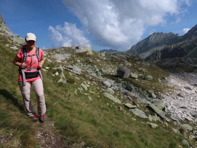 Melanie zwischen Amertaler See und Karsee
