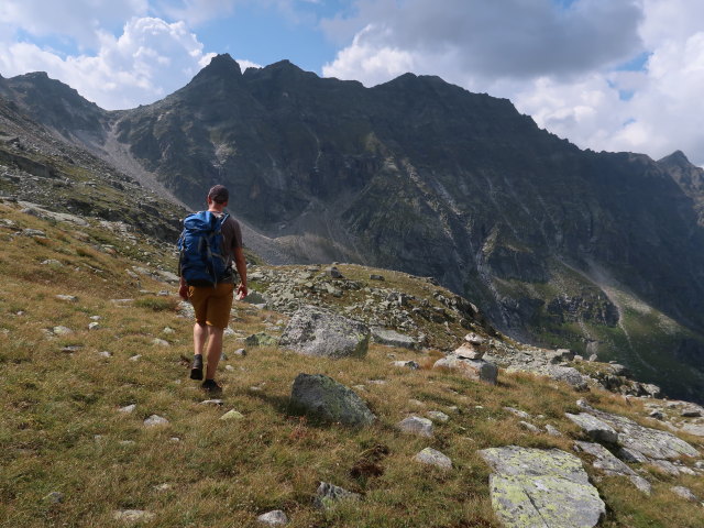 Frank zwischen Amerseehütte und Finsterkar