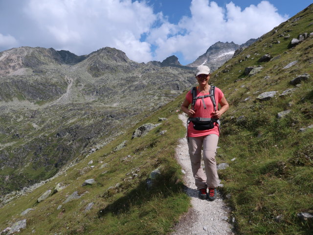 Melanie zwischen Finsterkar und Felbertauernstraße