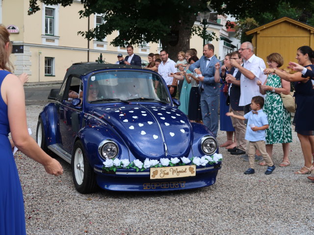 Kathrin und Thomas beim Musikpavillon Payerbach