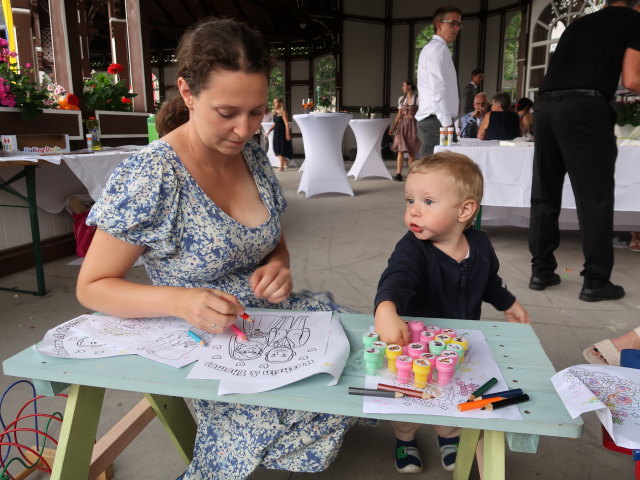 Sabine und Nils im Musikpavillon Payerbach