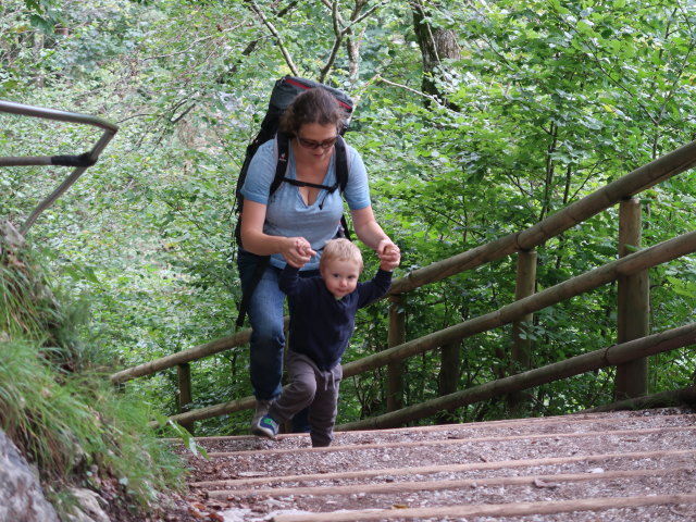 Sabine und Nils auf der Kaiserstiege (23. Aug.)