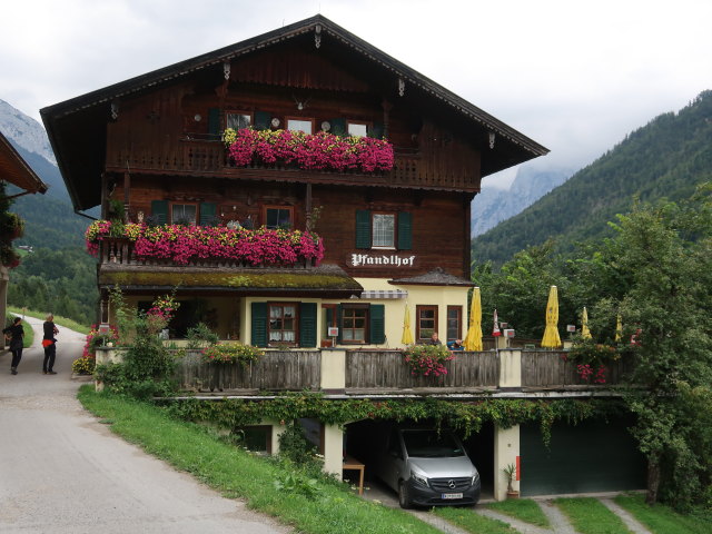 Gasthof Pfandl im Kaisertal (23. Aug.)