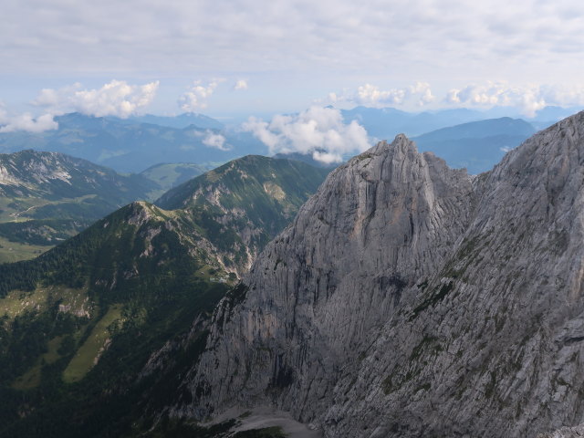 vom Kaiserschützen-Klettersteig Richtung Nordosten (24. Aug.)