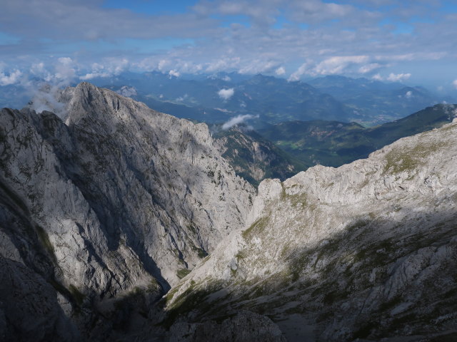 vom Kaiserschützen-Klettersteig Richtung Nordwesten (24. Aug.)