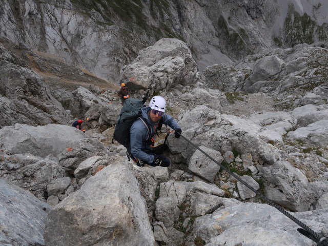 Christoph zwischen Babenstuberhütte und Roter Rinnscharte (24. Aug.)