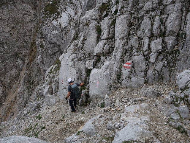 Christoph zwischen Babenstuberhütte und Roter Rinnscharte (24. Aug.)