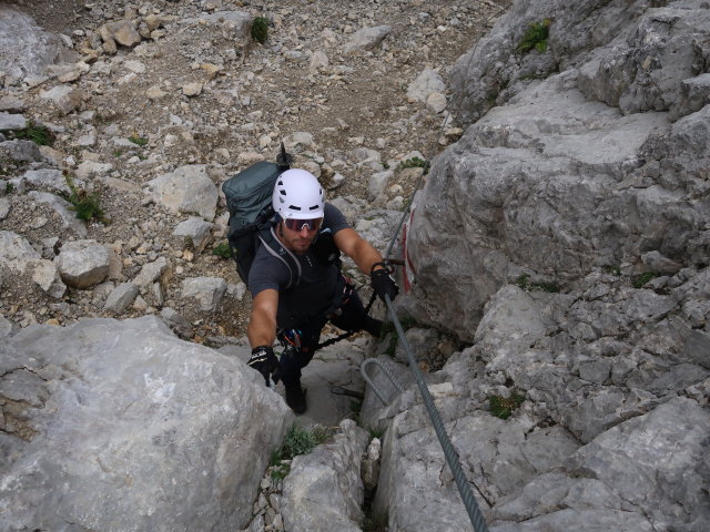 Christoph zwischen Roter Rinnscharte und Scharlingerboden (24. Aug.)