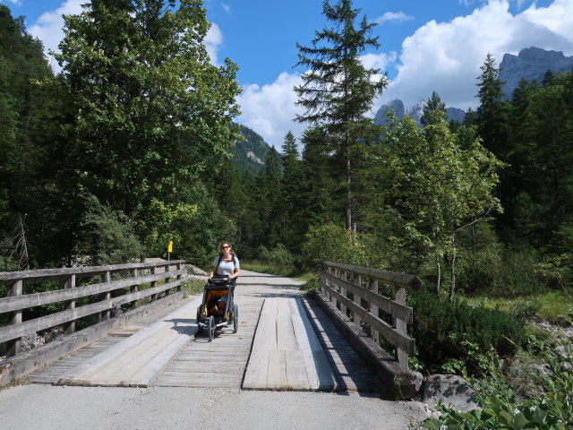 Nils und Sabine im Kaisertal beim Bärentalbach (24. Aug.)