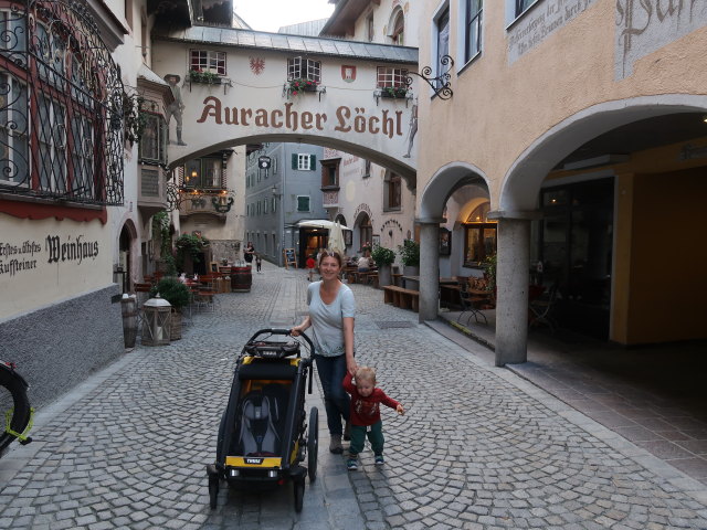 Sabine und Nils in der Römerhofgasse in Kufstein (24. Aug.)