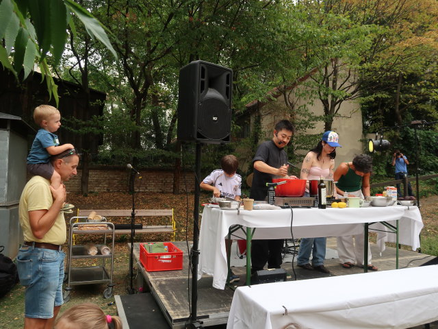 Nils und ich im Hilfswerk Wien