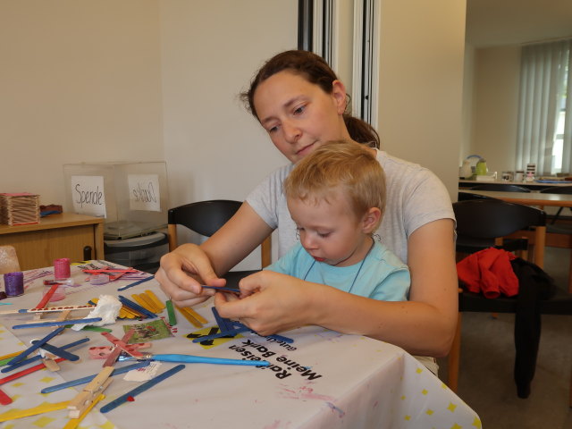 Sabine und Nils in der Pfarre Süßenbrunn