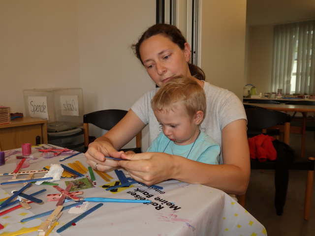 Sabine und Nils in der Pfarre Süßenbrunn