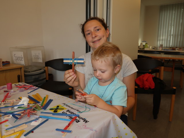 Sabine und Nils in der Pfarre Süßenbrunn