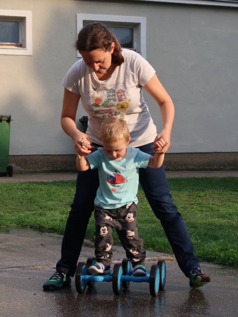 Sabine und Nils in der Pfarre Süßenbrunn