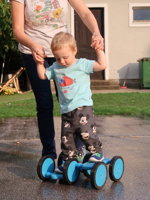 Sabine und Nils in der Pfarre Süßenbrunn
