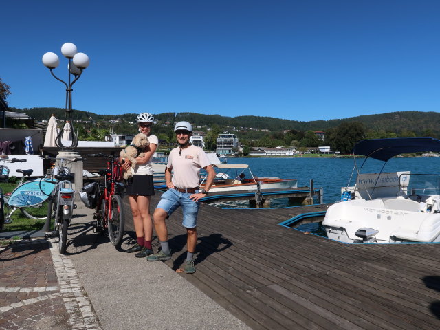Larissa und ich am Seecorso in Velden am Wörther See