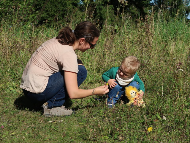 Sabine und Nils am Pinkenkogel, 1.292 m