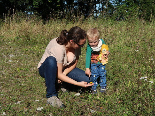 Sabine und Nils am Pinkenkogel, 1.292 m