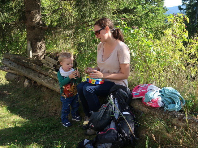 Nils und Sabine am Pinkenkogel, 1.292 m