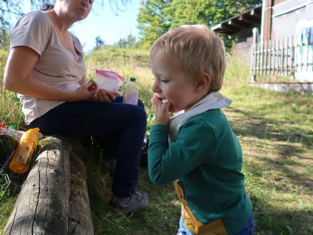 Sabine und Nils am Pinkenkogel, 1.292 m