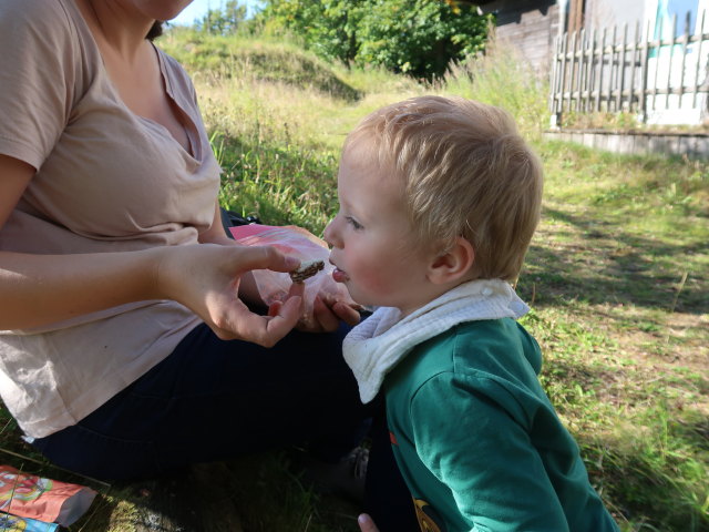 Sabine und Nils am Pinkenkogel, 1.292 m