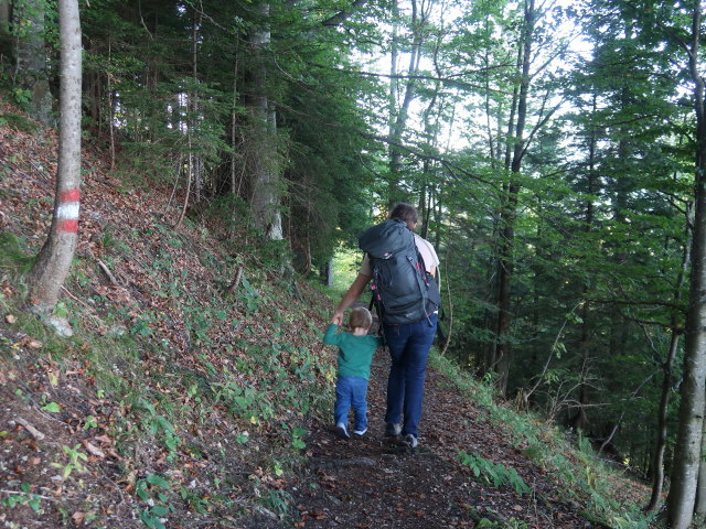 Nils und Sabine zwischen Pinkenkogel und Bahnhof Semmering