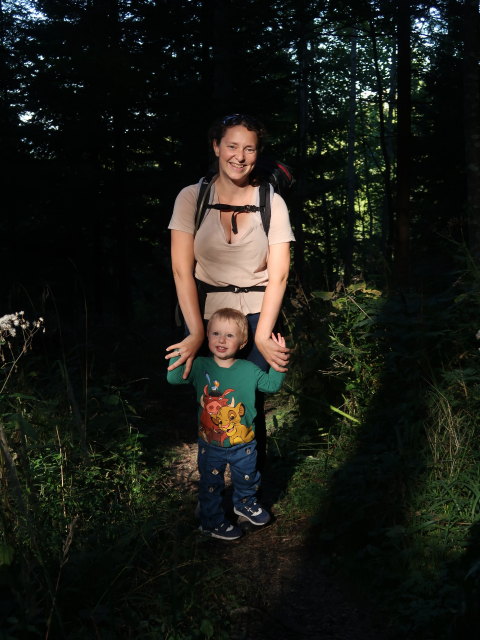 Nils und Sabine zwischen Pinkenkogel und Bahnhof Semmering
