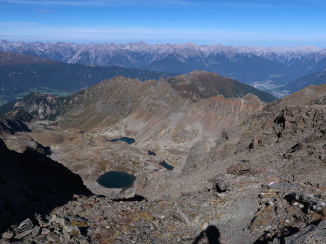 von der Kreuzjöchlspitze Richtung Nordwesten (21. Sep.)