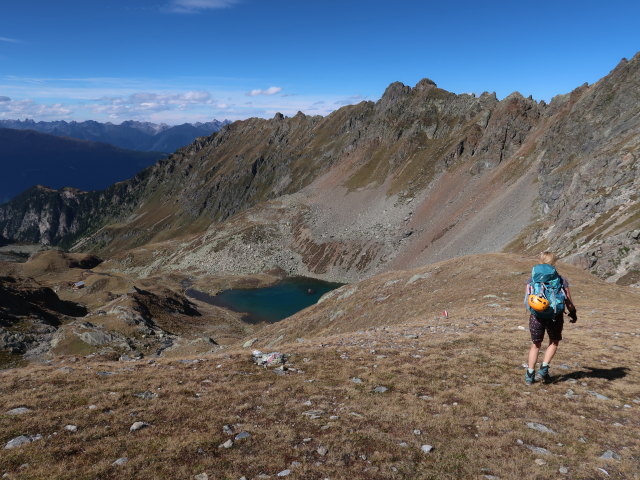 Evelyn zwischen Kugleter See und Großsee (21. Sep.)