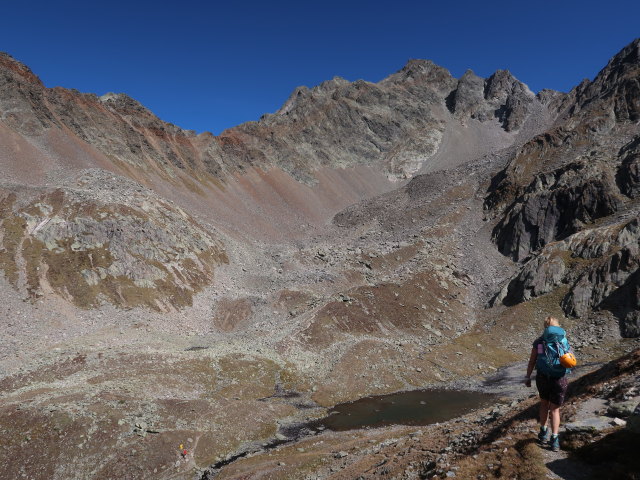 Evelyn zwischen Kugleter See und Großsee (21. Sep.)