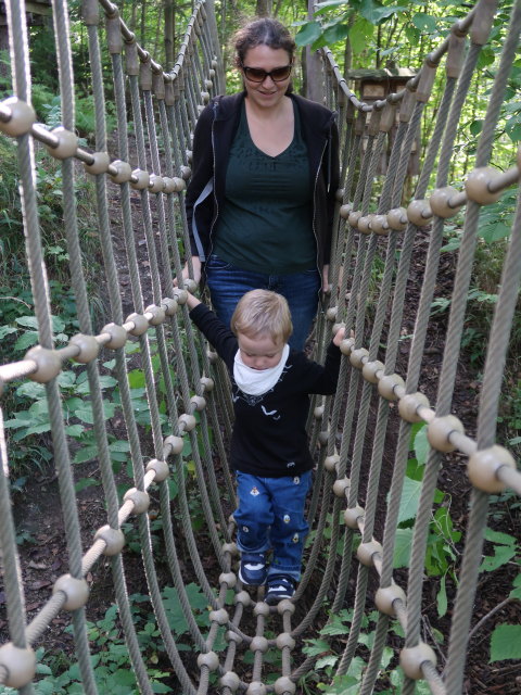Sabine und Nils im Tierpark Buchenberg